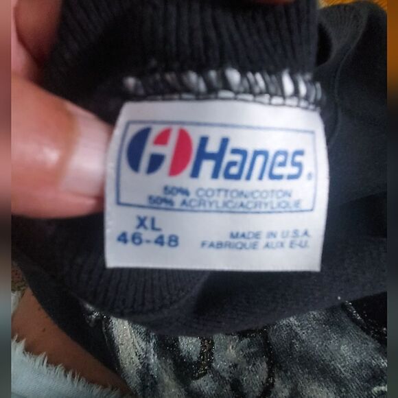 Vintage 1990s Halloween Sweatshirt Handpainted Pumpkin Ghost Bat Size XL - Picture 2 of 9